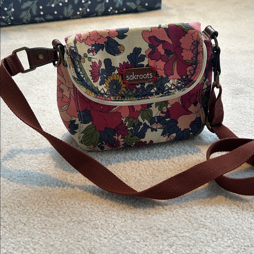 Sakroots Floral Crossbody Bag